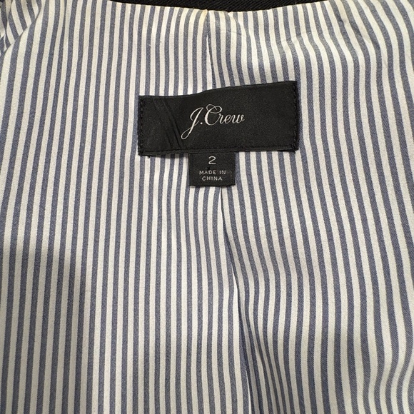 J Crew Women's Parke Wool Blazer Black Size 2 - Picture 6 of 7